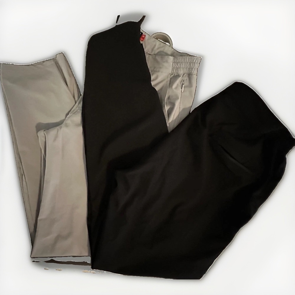 Thousand Miles S All Day Travel Stretch Jogger Pants Lot Black Gray 32x28